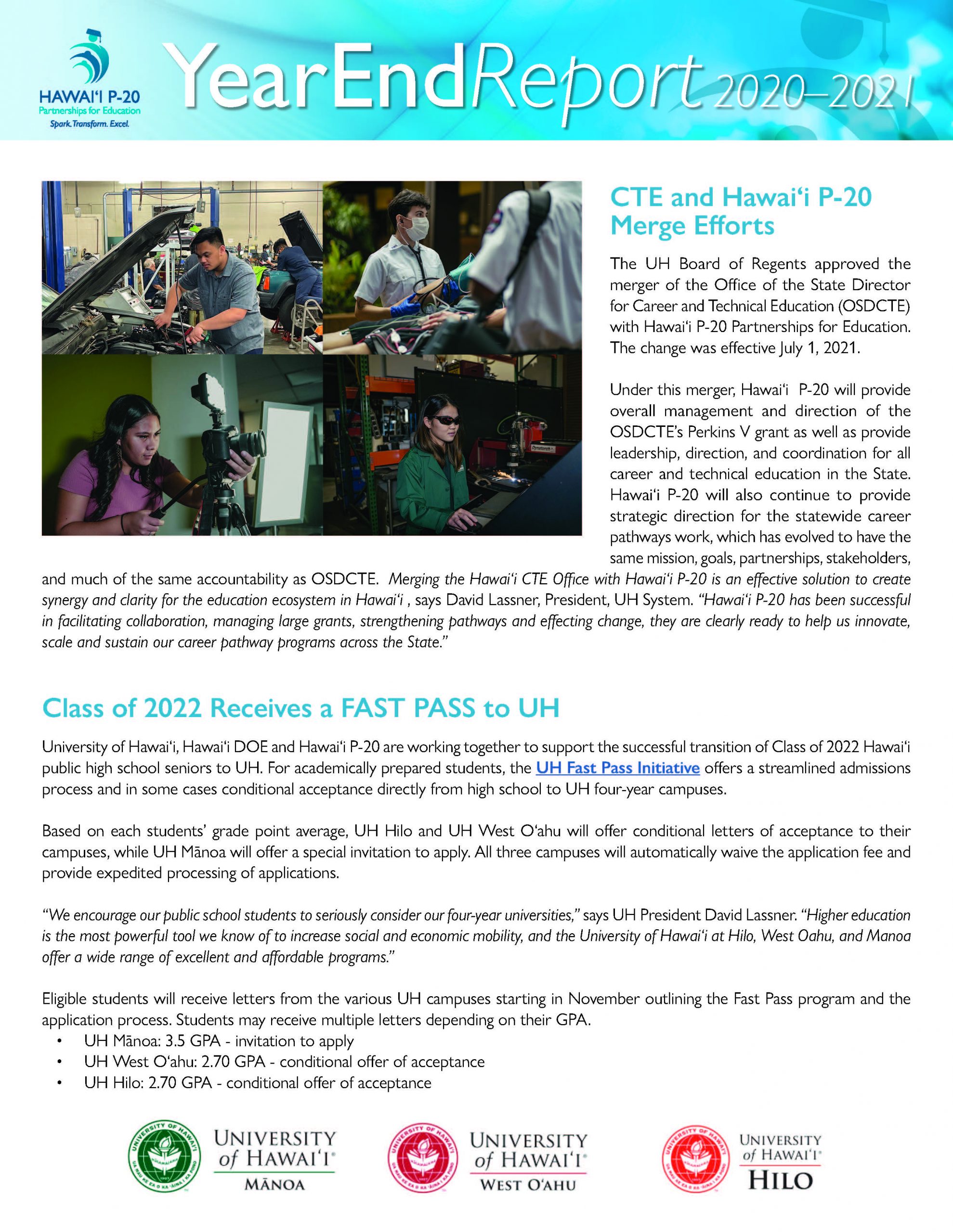 Image of 2020-2021 YearEnd Report. Click on image or link to access the full report.