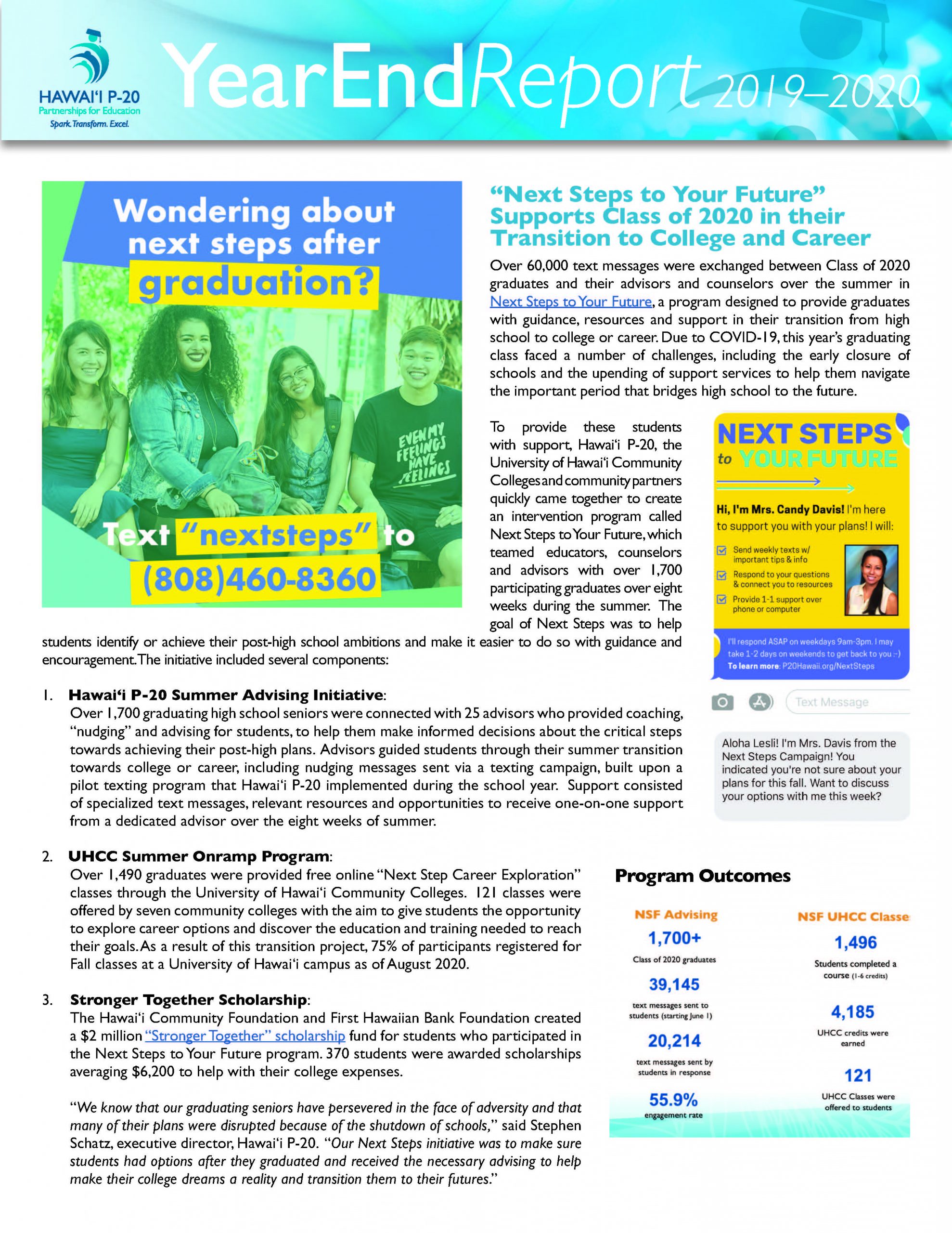 Image of 2019-2020 YearEnd Report. Click on image or link to access the full report.