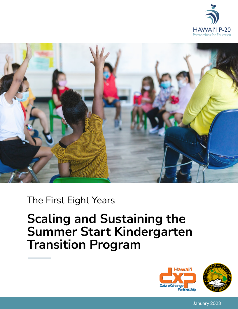 Image of the cover of the 2023 First Eight Years Report