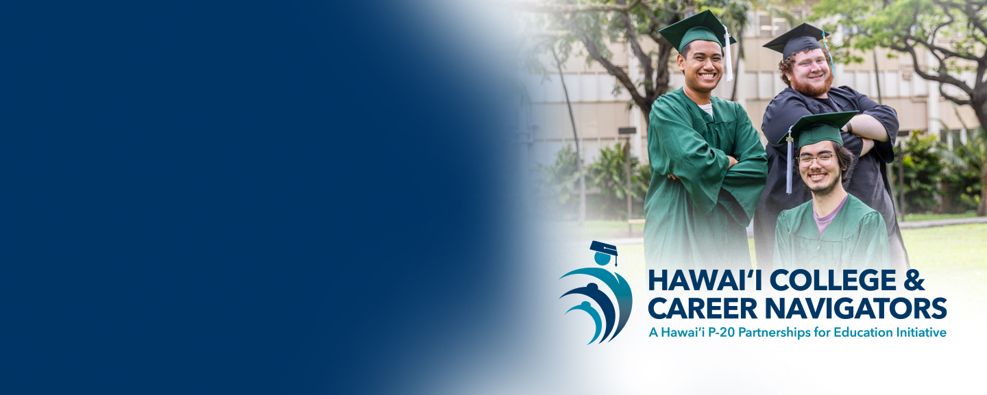 3 male students in cap and gown